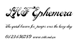 LHF Ephemera.ttf字體轉換器圖片