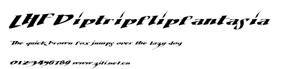 LHF Diptripflipfantasia.ttf字體轉換器圖片