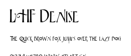LHF Denise.ttf字體轉換器圖片