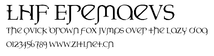 LHF Eremaeus.ttf字體轉換器圖片