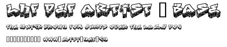 LHF Def Artist | BASE.ttf字體轉換器圖片