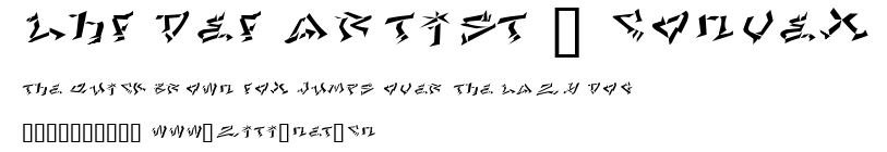 LHF Def Artist | CONVEX.ttf字體轉換器圖片