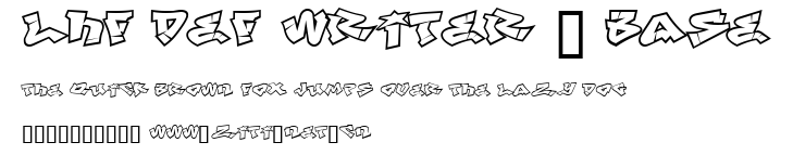 LHF Def Writer | BASE.ttf字體轉換器圖片