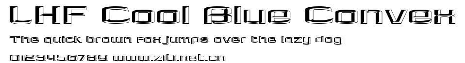 LHF Cool Blue Convex.ttf字體轉換器圖片