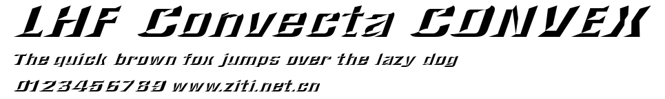 LHF Convecta CONVEX.ttf字體轉換器圖片