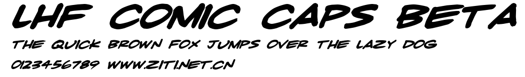 LHF Comic Caps BETA.ttf字體轉換器圖片
