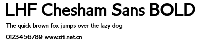 LHF Chesham Sans BOLD.ttf字體轉換器圖片