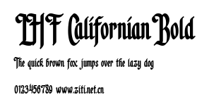 LHF Californian Bold.ttf字體轉換器圖片