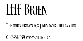 LHF Brien.ttf字體轉換器圖片