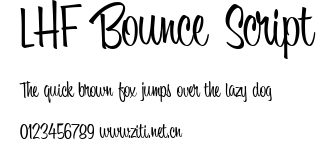 LHF Bounce Script.ttf字體轉換器圖片