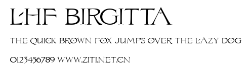LHF Birgitta.ttf字體轉換器圖片