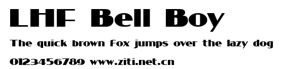 LHF Bell Boy.ttf字體轉換器圖片