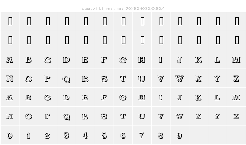字符映射圖