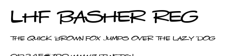 LHF Basher REG.ttf字體轉換器圖片