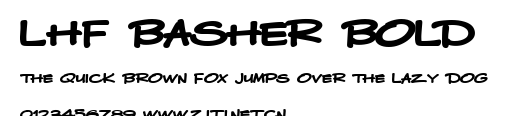 LHF Basher BOLD.ttf字體轉換器圖片