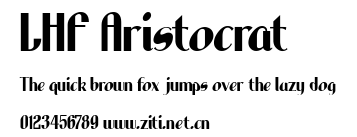 LHF Aristocrat.ttf字體轉換器圖片