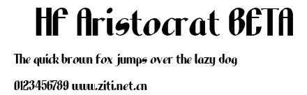 LHF Aristocrat BETA.ttf字體轉換器圖片