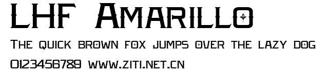 LHF Amarillo.ttf字體轉換器圖片