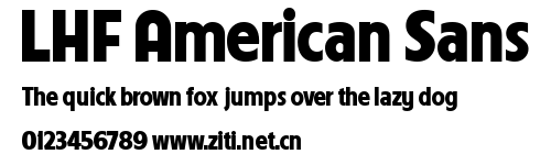 LHF American Sans.ttf字體轉換器圖片