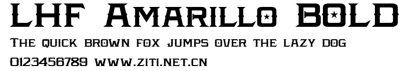 LHF Amarillo BOLD.ttf字體轉換器圖片
