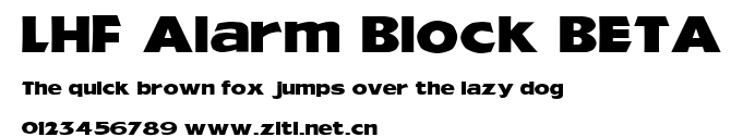 LHF Alarm Block BETA.ttf字體轉換器圖片