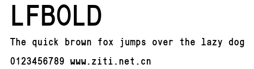 LFBOLD.ttf字體轉換器圖片