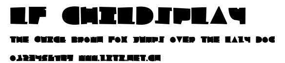 LF Childsplay.ttf字體轉換器圖片