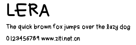 LERA.ttf字體轉換器圖片