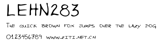 LEHN283.ttf字體轉換器圖片