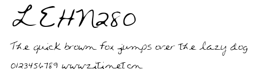 LEHN280.ttf字體轉換器圖片
