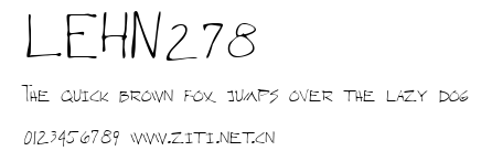 LEHN278.ttf字體轉換器圖片