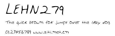 LEHN279.ttf字體轉換器圖片