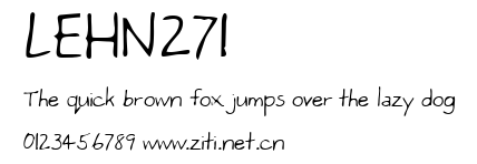 LEHN271.ttf字體轉換器圖片