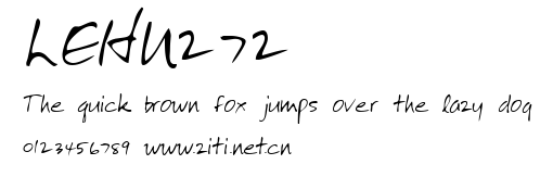 LEHN272.ttf字體轉換器圖片