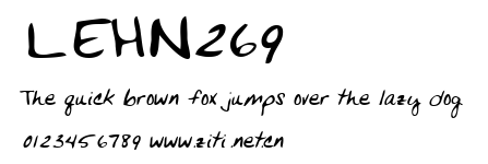 LEHN269.ttf字體轉換器圖片