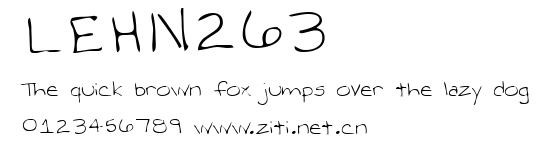 LEHN263.ttf字體轉換器圖片