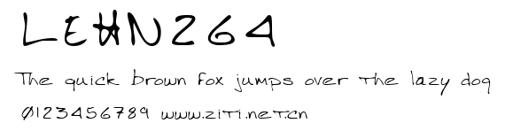 LEHN264.ttf字體轉換器圖片