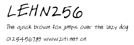 LEHN256.ttf字體轉換器圖片