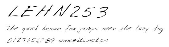 LEHN253.ttf字體轉換器圖片