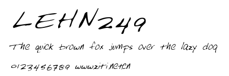 LEHN249.ttf字體轉換器圖片