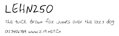 LEHN250.ttf字體轉換器圖片