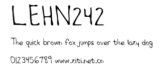 LEHN242.ttf字體轉換器圖片