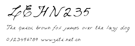 LEHN235.ttf字體轉換器圖片