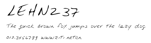 LEHN237.ttf字體轉換器圖片
