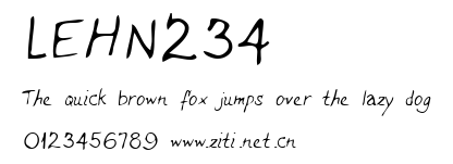 LEHN234.ttf字體轉換器圖片