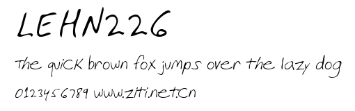 LEHN226.ttf字體轉換器圖片