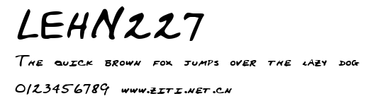 LEHN227.ttf字體轉換器圖片