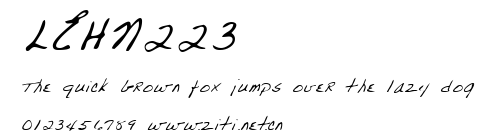 LEHN223.ttf字體轉換器圖片