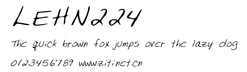 LEHN224.ttf字體轉換器圖片