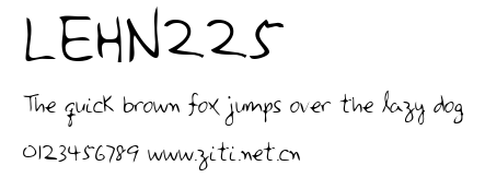 LEHN225.ttf字體轉換器圖片